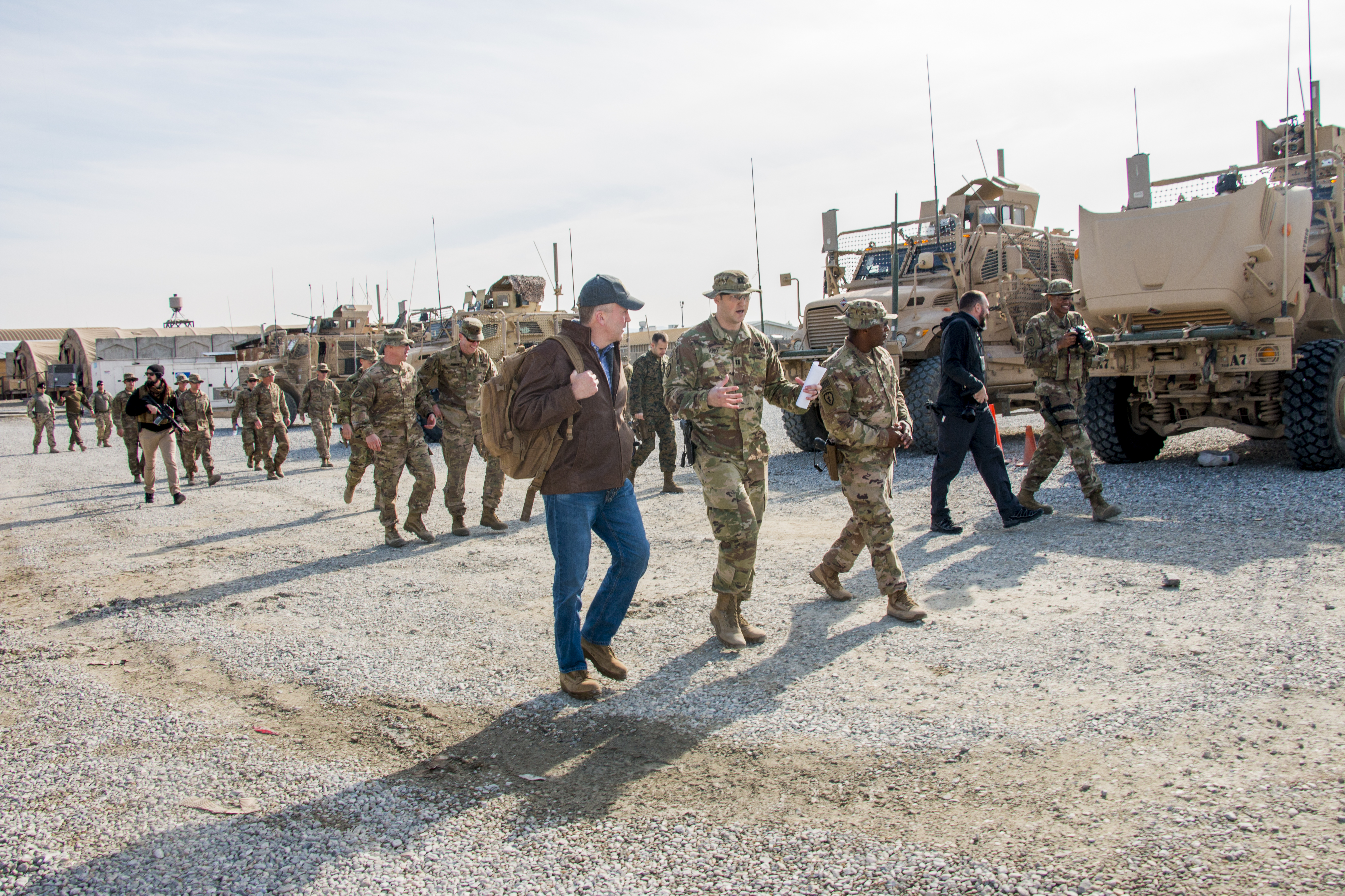 25. Visiting 4-25 in Afghanistan